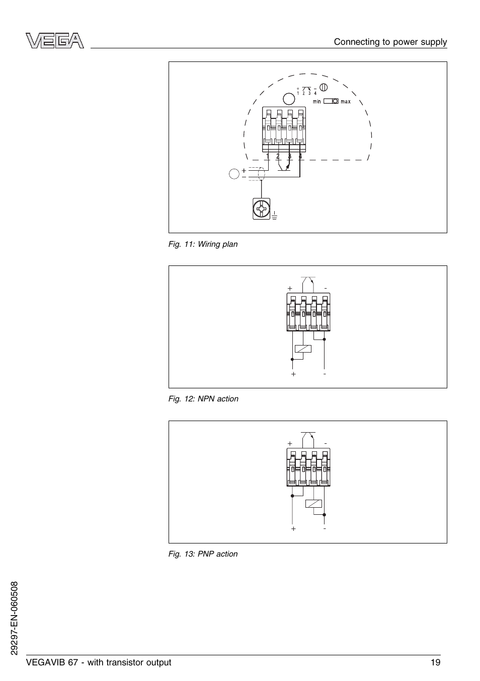 VEGA VEGAVIB 67 - transistor output User Manual | Page 19 / 40