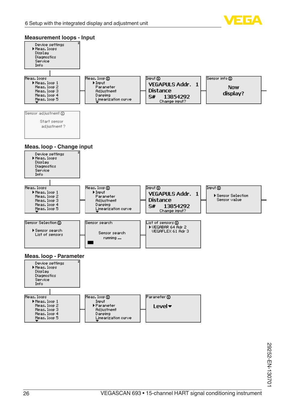 VEGA VEGASCAN 693 User Manual | Page 26 / 48