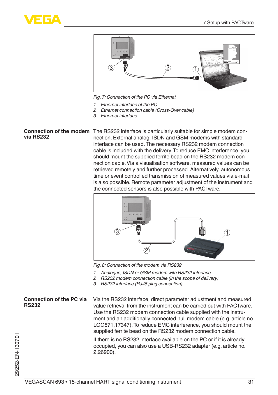 VEGA VEGASCAN 693 User Manual | Page 31 / 48