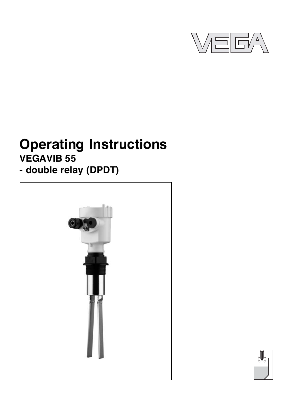 VEGA VEGAVIB 55 - double relay (DPDT) User Manual | 32 pages