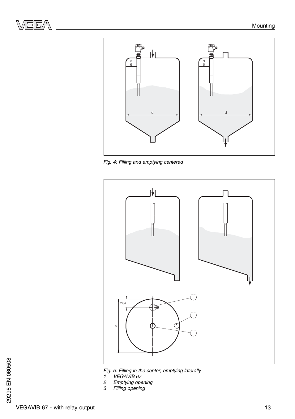 VEGA VEGAVIB 67 - relay output User Manual | Page 13 / 36