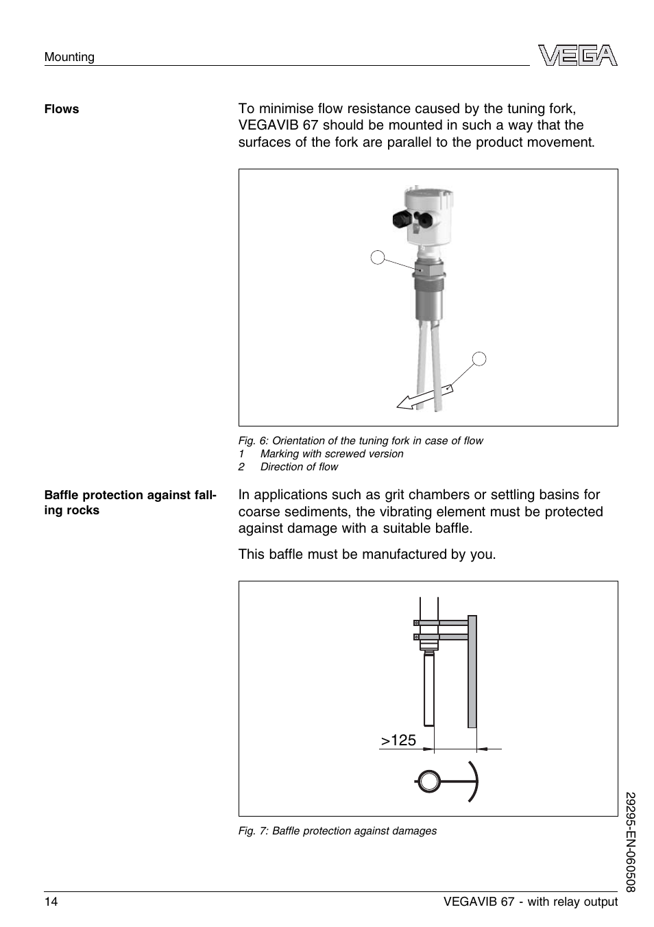 VEGA VEGAVIB 67 - relay output User Manual | Page 14 / 36
