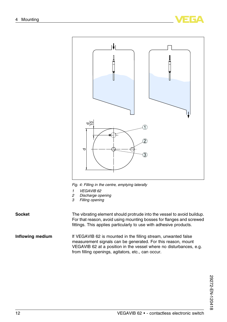 VEGA VEGAVIB 62 - contactless electronic switch User Manual | Page 12 / 32