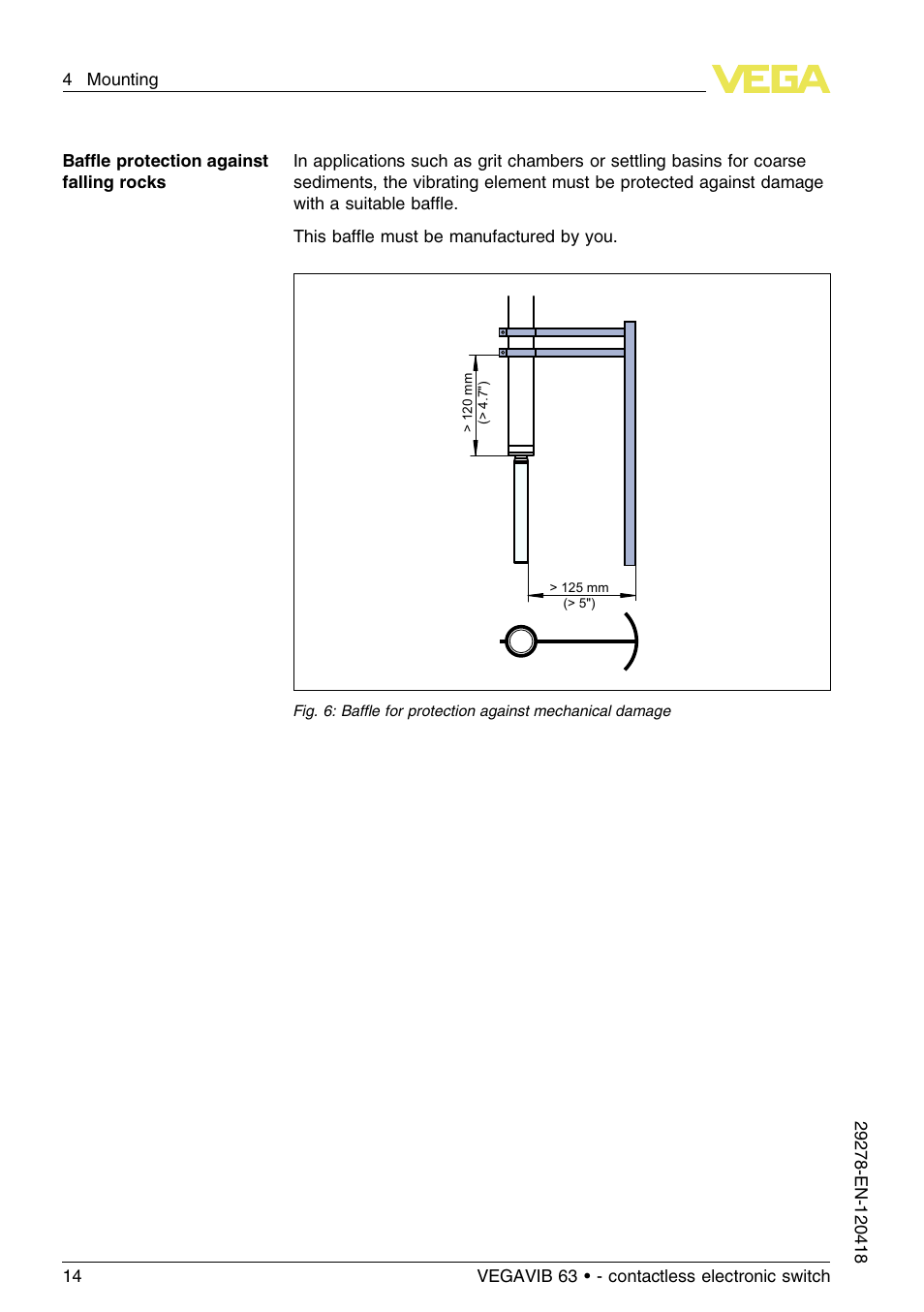 VEGA VEGAVIB 63 - contactless electronic switch User Manual | Page 14 / 36