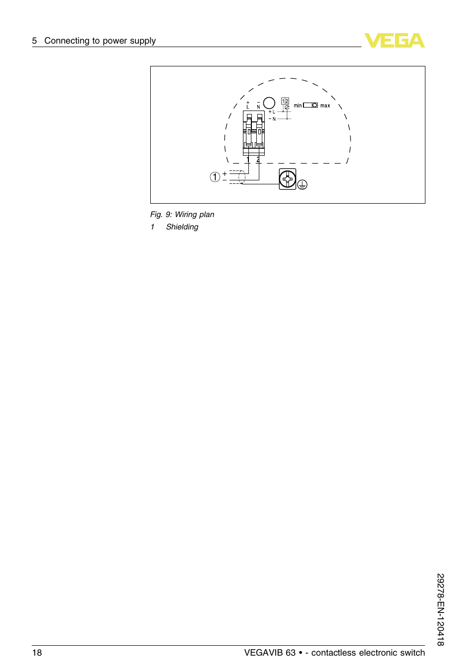 VEGA VEGAVIB 63 - contactless electronic switch User Manual | Page 18 / 36