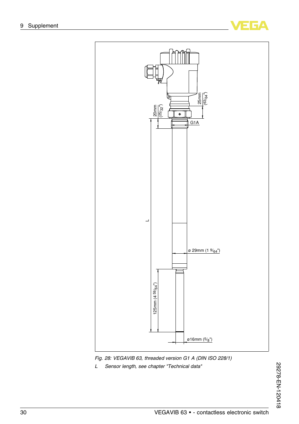 VEGA VEGAVIB 63 - contactless electronic switch User Manual | Page 30 / 36