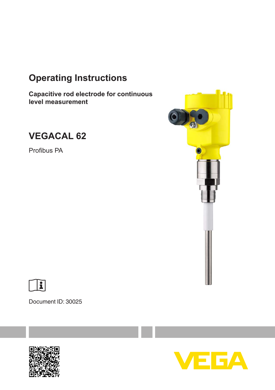 VEGA VEGACAL 62 Profibus PA User Manual | 52 pages