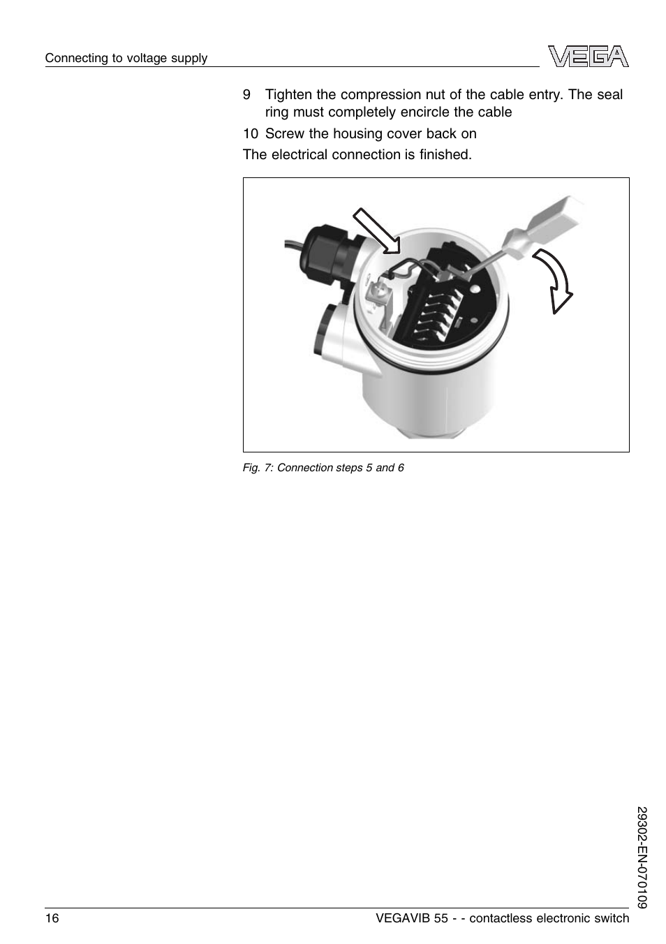 VEGA VEGAVIB 55 - contactless electronic switch User Manual | Page 16 / 32