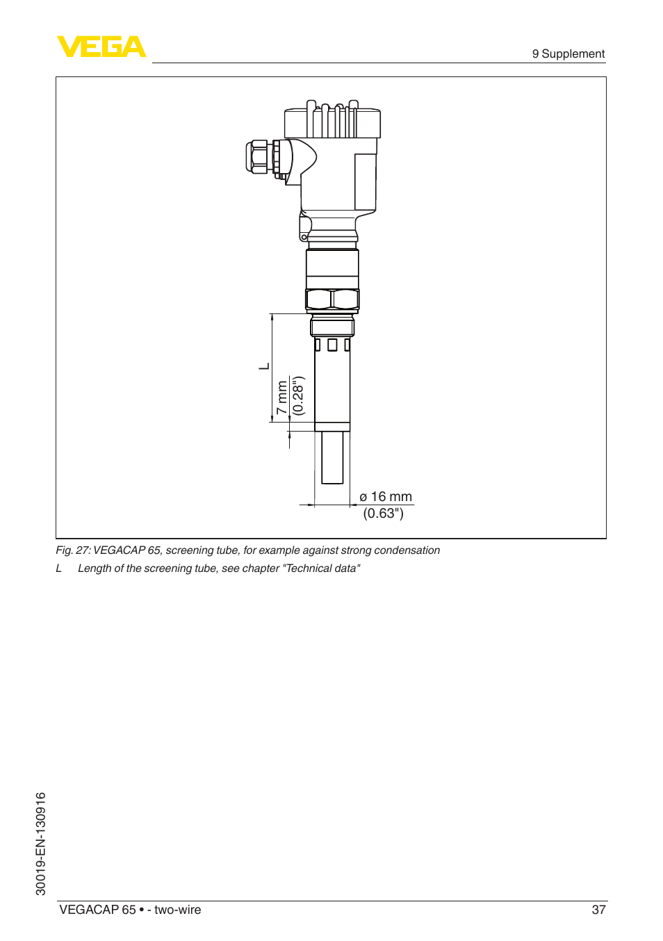 VEGA VEGACAP 65 - two-wire User Manual | Page 37 / 40