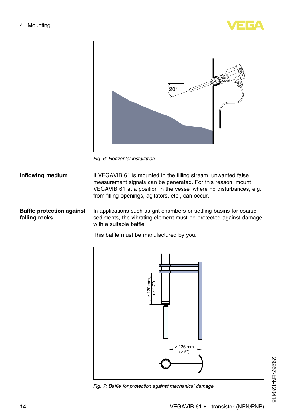 VEGA VEGAVIB 61 - transistor (NPN-PNP) User Manual | Page 14 / 36