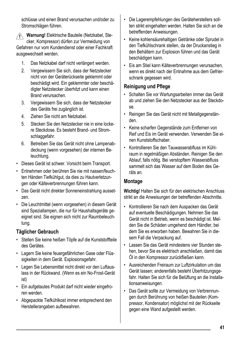 ZANKER KBB 24001 SK User Manual | Page 41 / 56