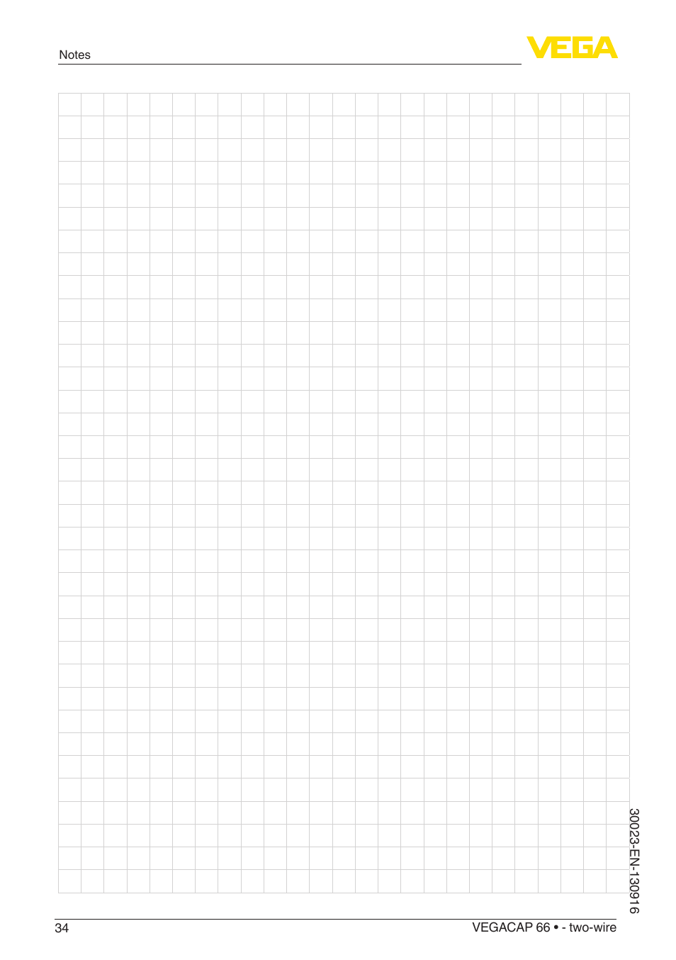 VEGA VEGACAP 66 - two-wire User Manual | Page 34 / 36