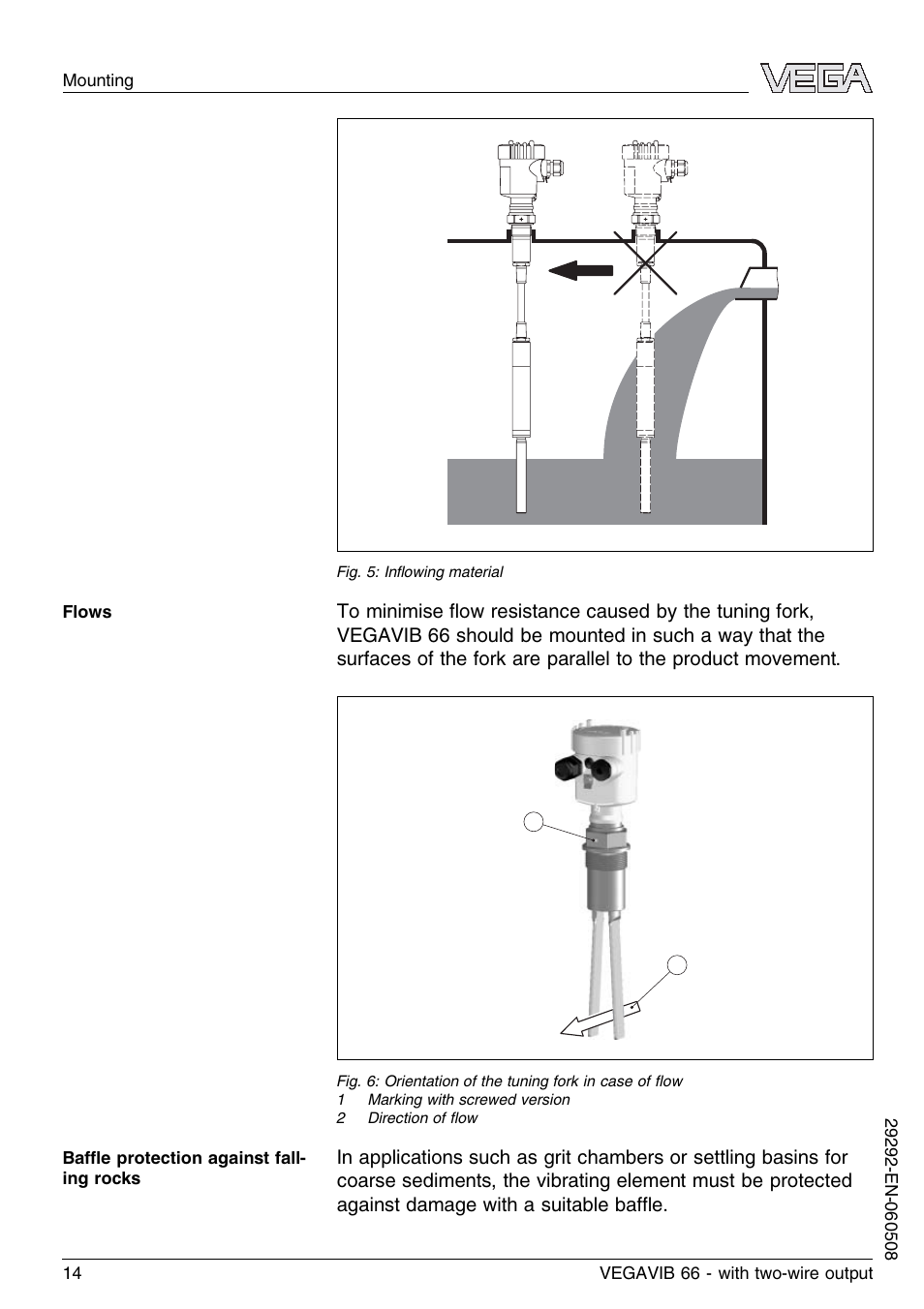 VEGA VEGAVIB 66 - two-wire User Manual | Page 14 / 40