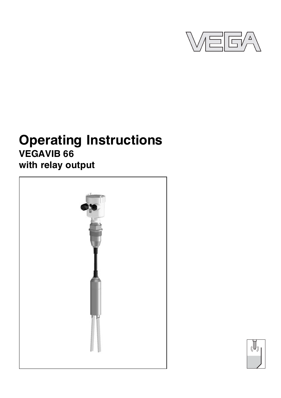 VEGA VEGAVIB 66 - relay output User Manual | 36 pages