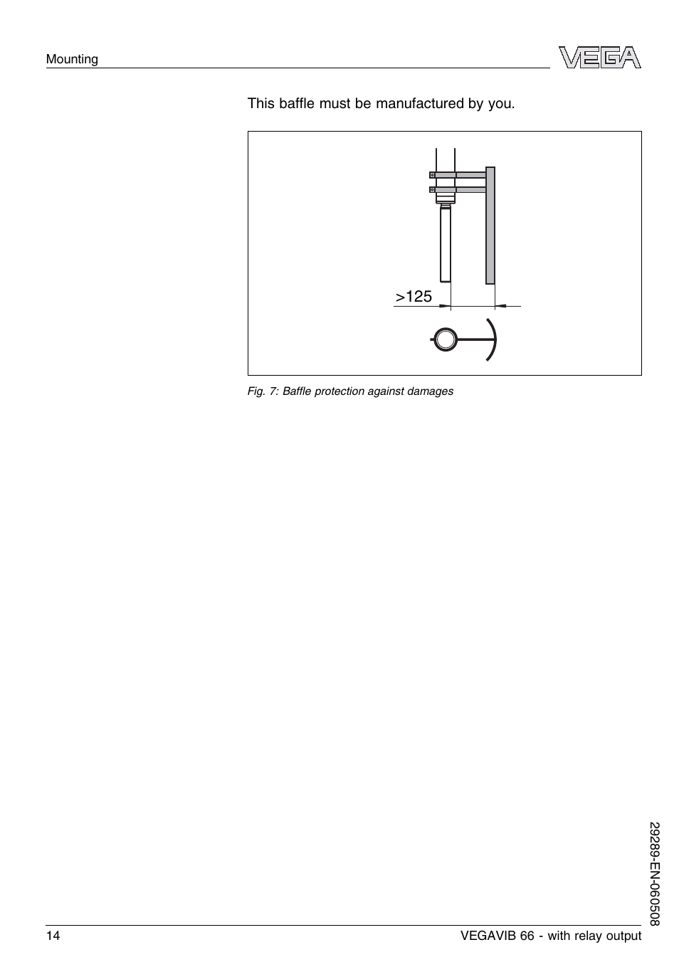 VEGA VEGAVIB 66 - relay output User Manual | Page 14 / 36