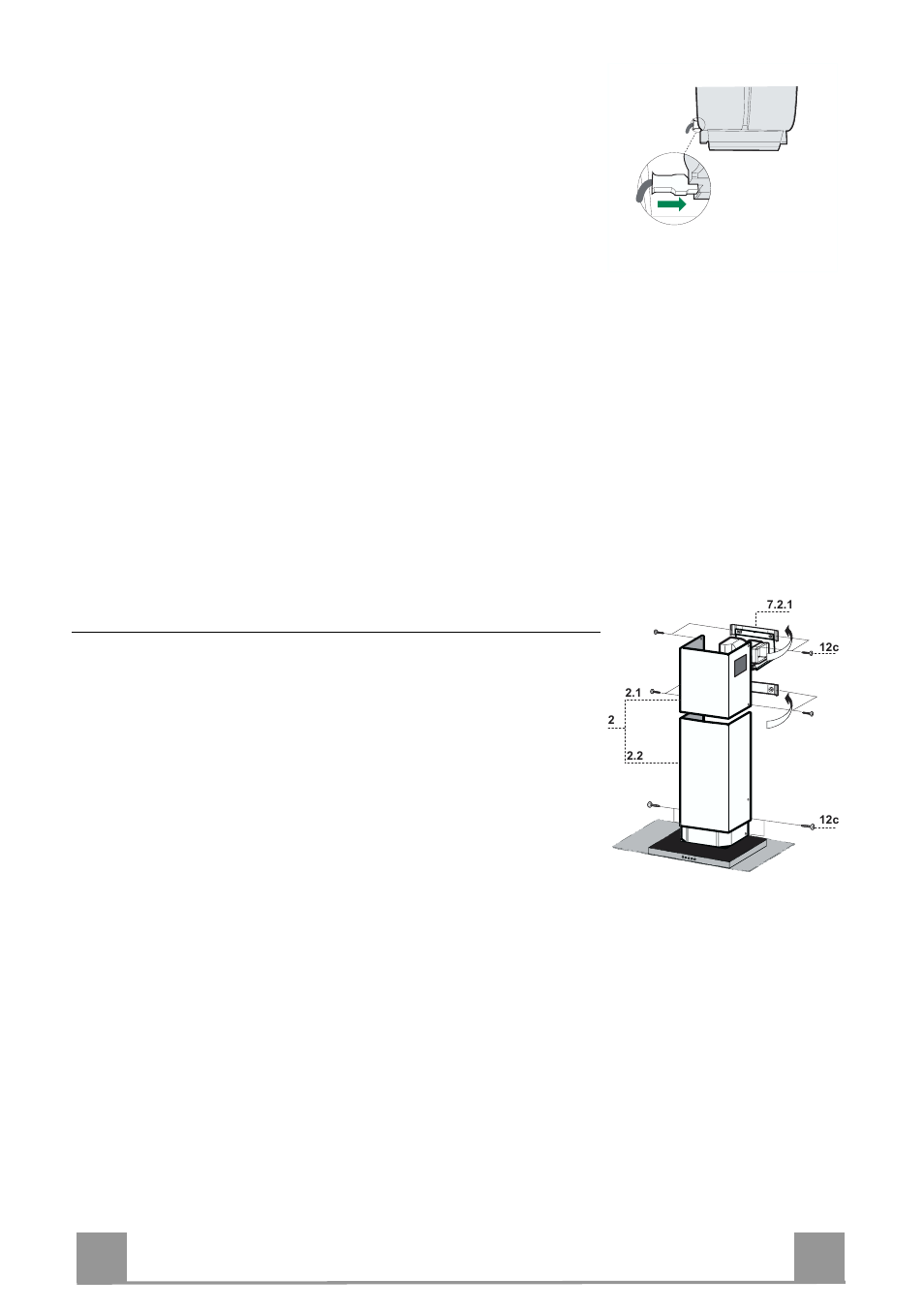 Fr 1 7 17, Montage cheminée | ZANKER ZKC 9249 X User Manual | Page 17 / 36