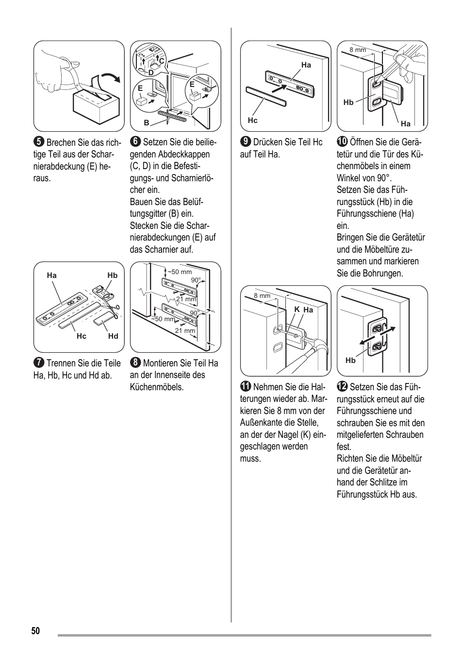 ZANKER KBT 23001 SB User Manual | Page 50 / 52