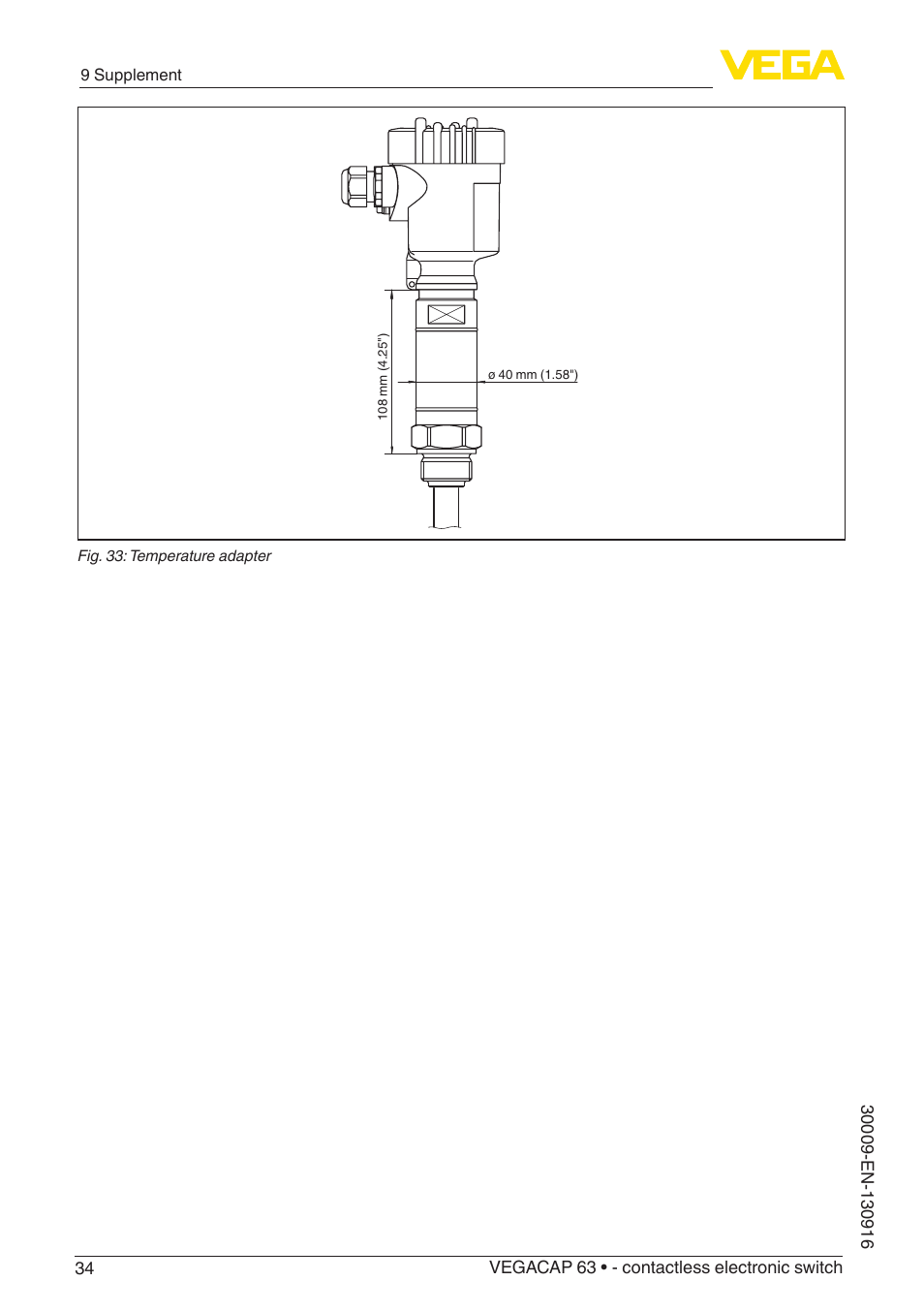 VEGA VEGACAP 63 - contactless electronic switch User Manual | Page 34 / 36
