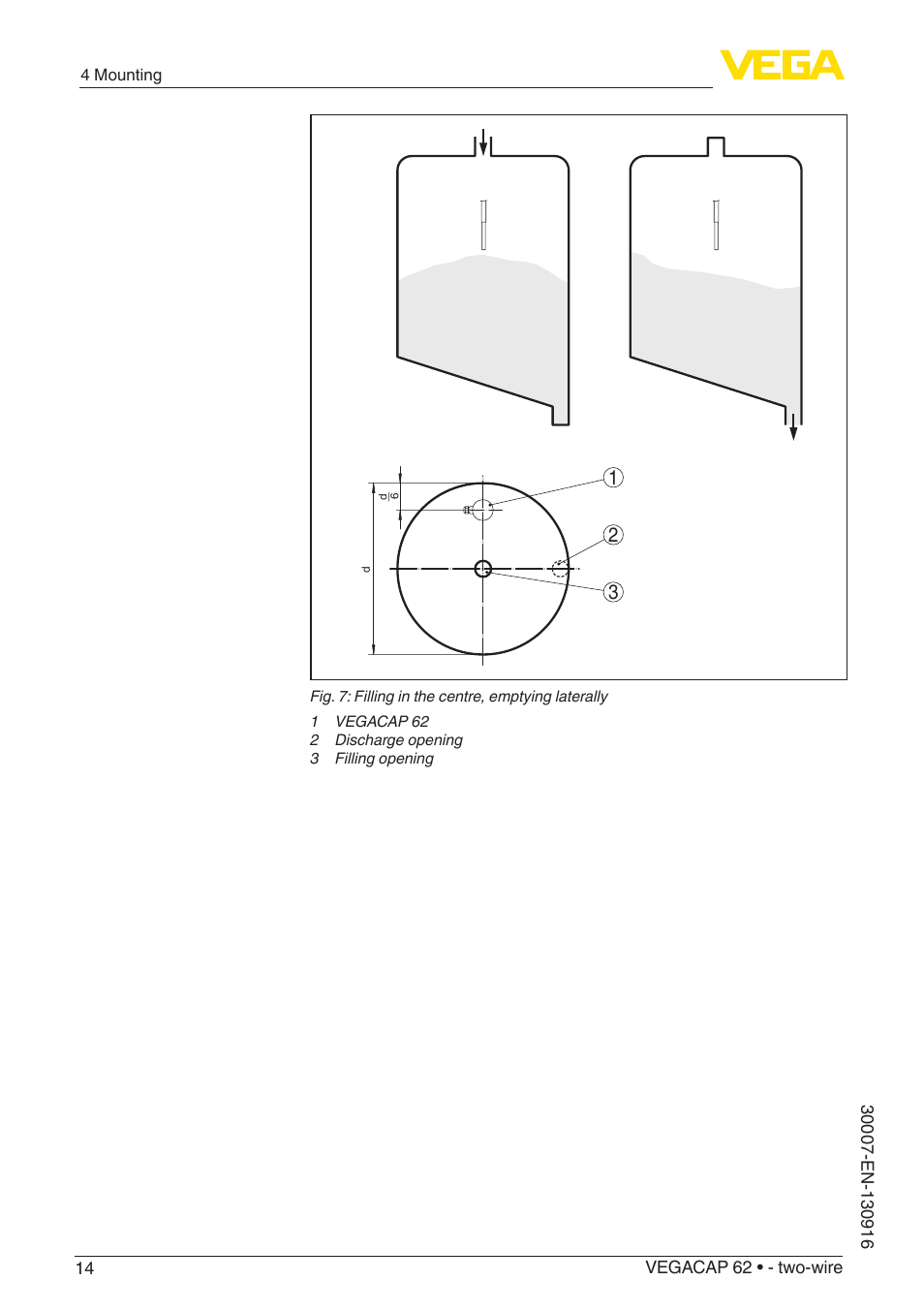 VEGA VEGACAP 62 - two-wire User Manual | Page 14 / 40