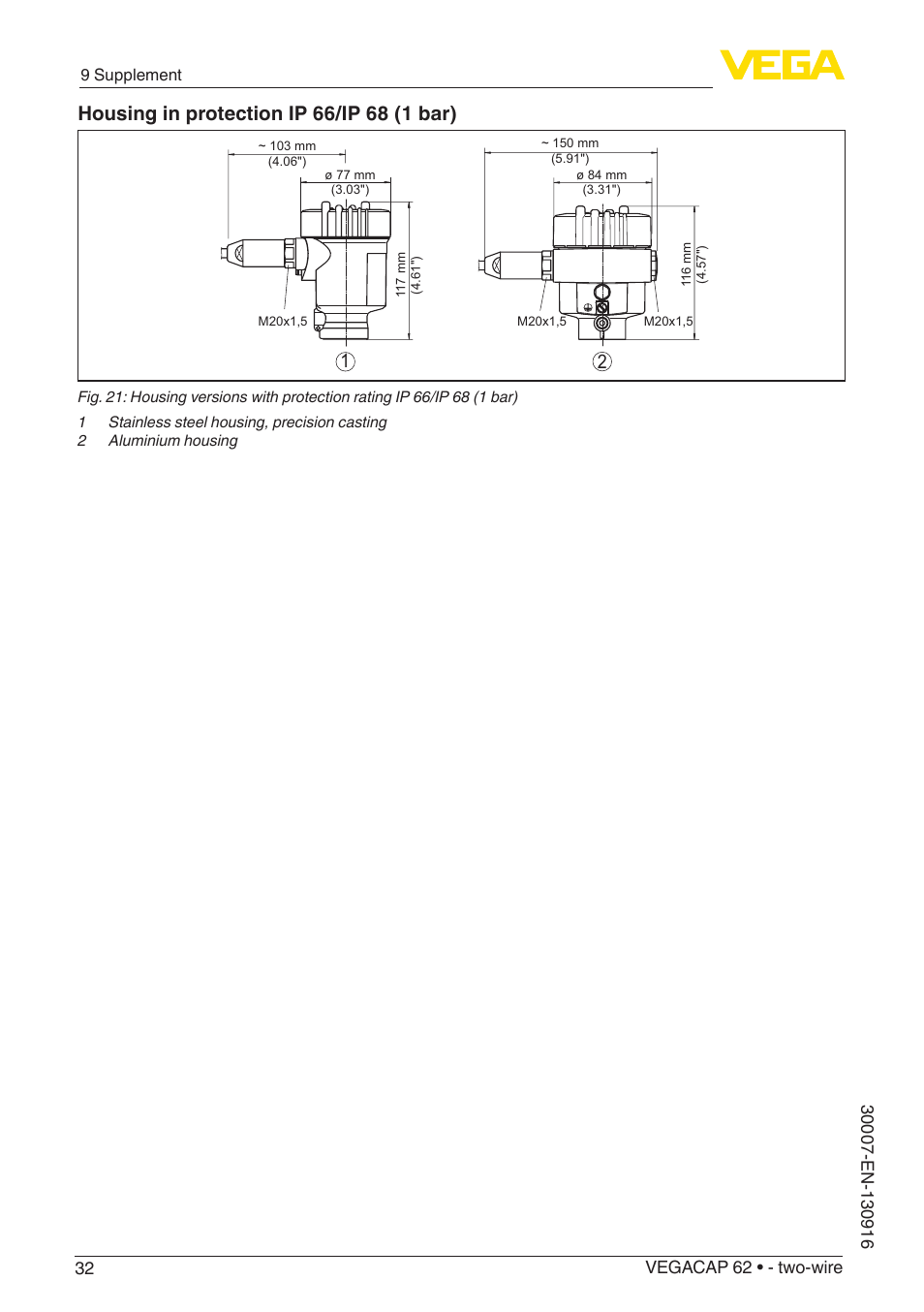 VEGA VEGACAP 62 - two-wire User Manual | Page 32 / 40