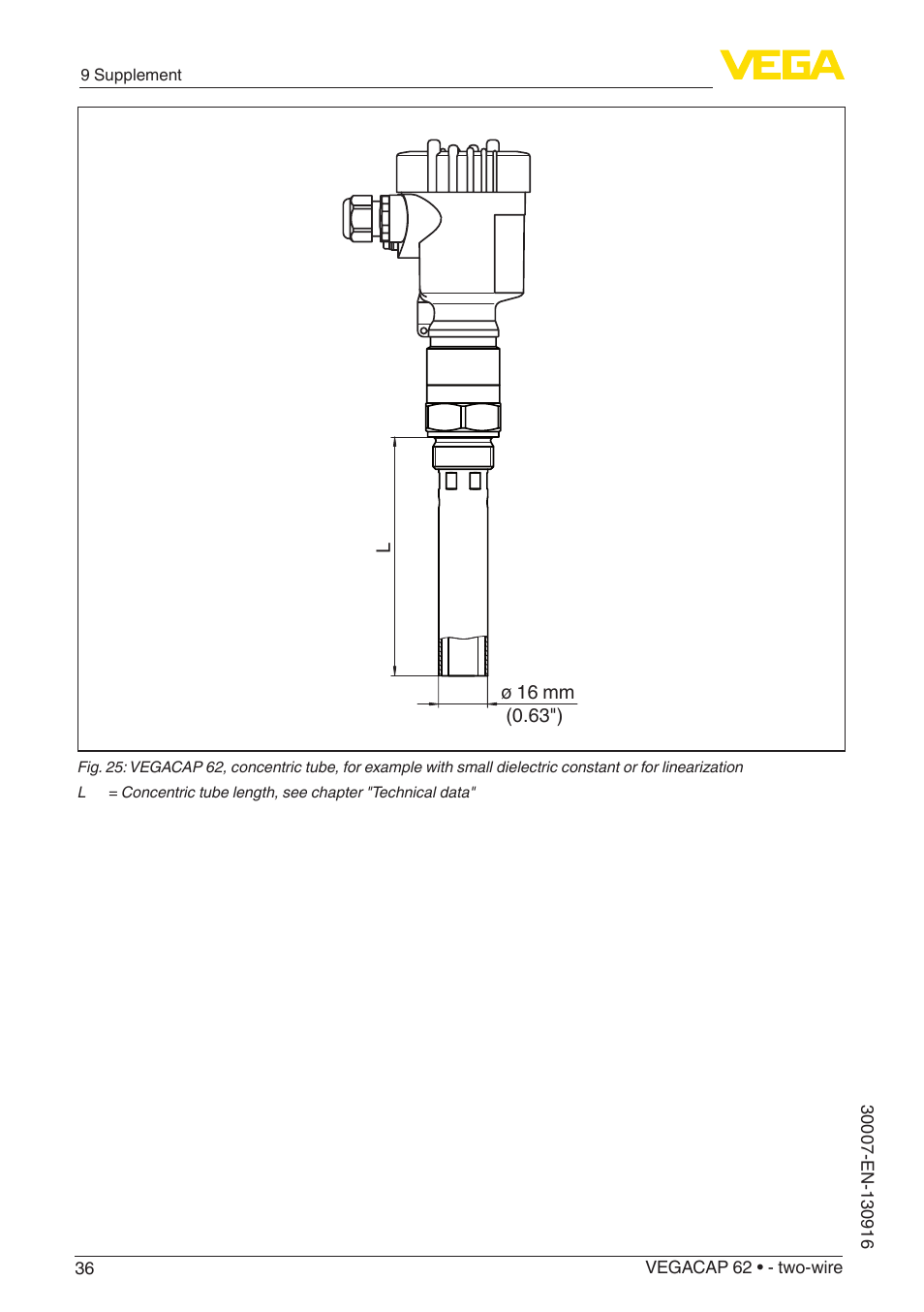 VEGA VEGACAP 62 - two-wire User Manual | Page 36 / 40