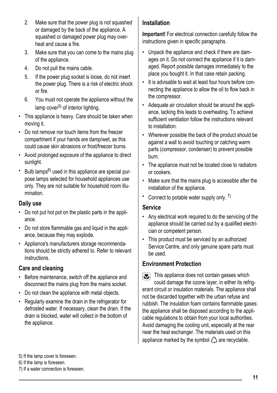 ZANKER ZKK 9008 User Manual | Page 11 / 36