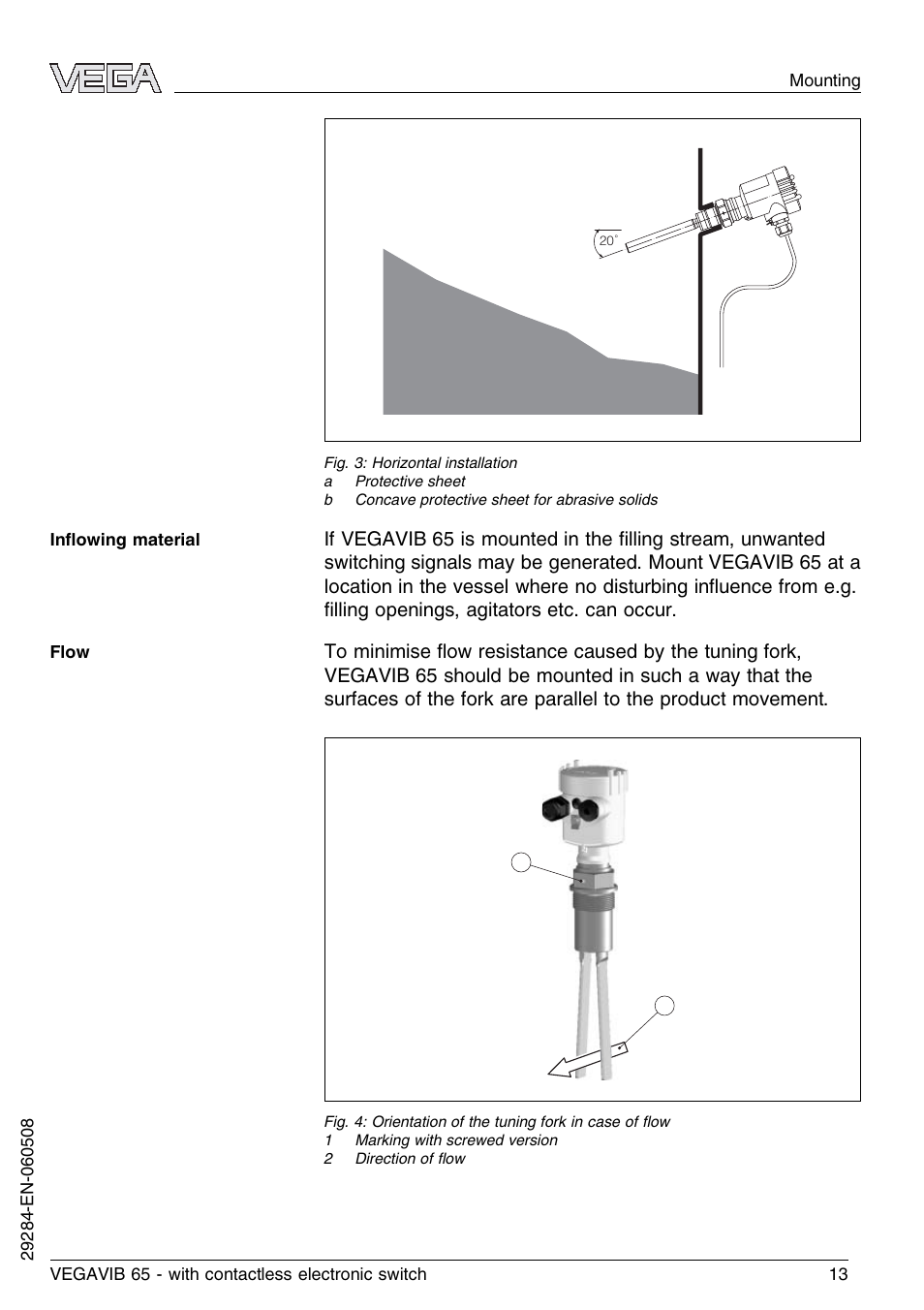 VEGA VEGAVIB 65 - contactless electronic switch User Manual | Page 13 / 36