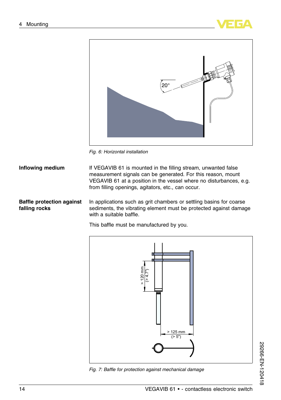 VEGA VEGAVIB 61 - contactless electronic switch User Manual | Page 14 / 36
