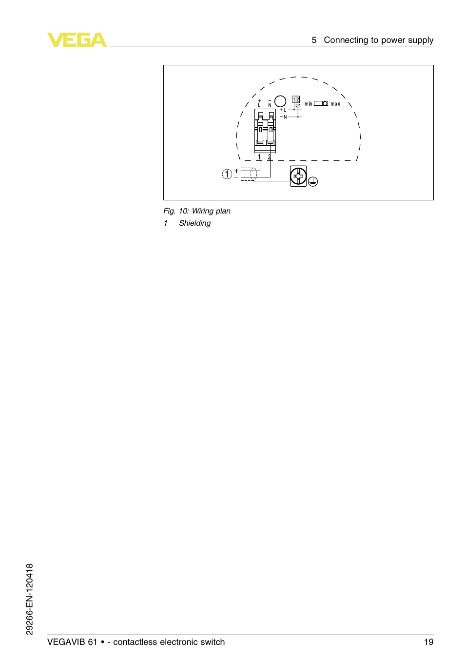 VEGA VEGAVIB 61 - contactless electronic switch User Manual | Page 19 / 36