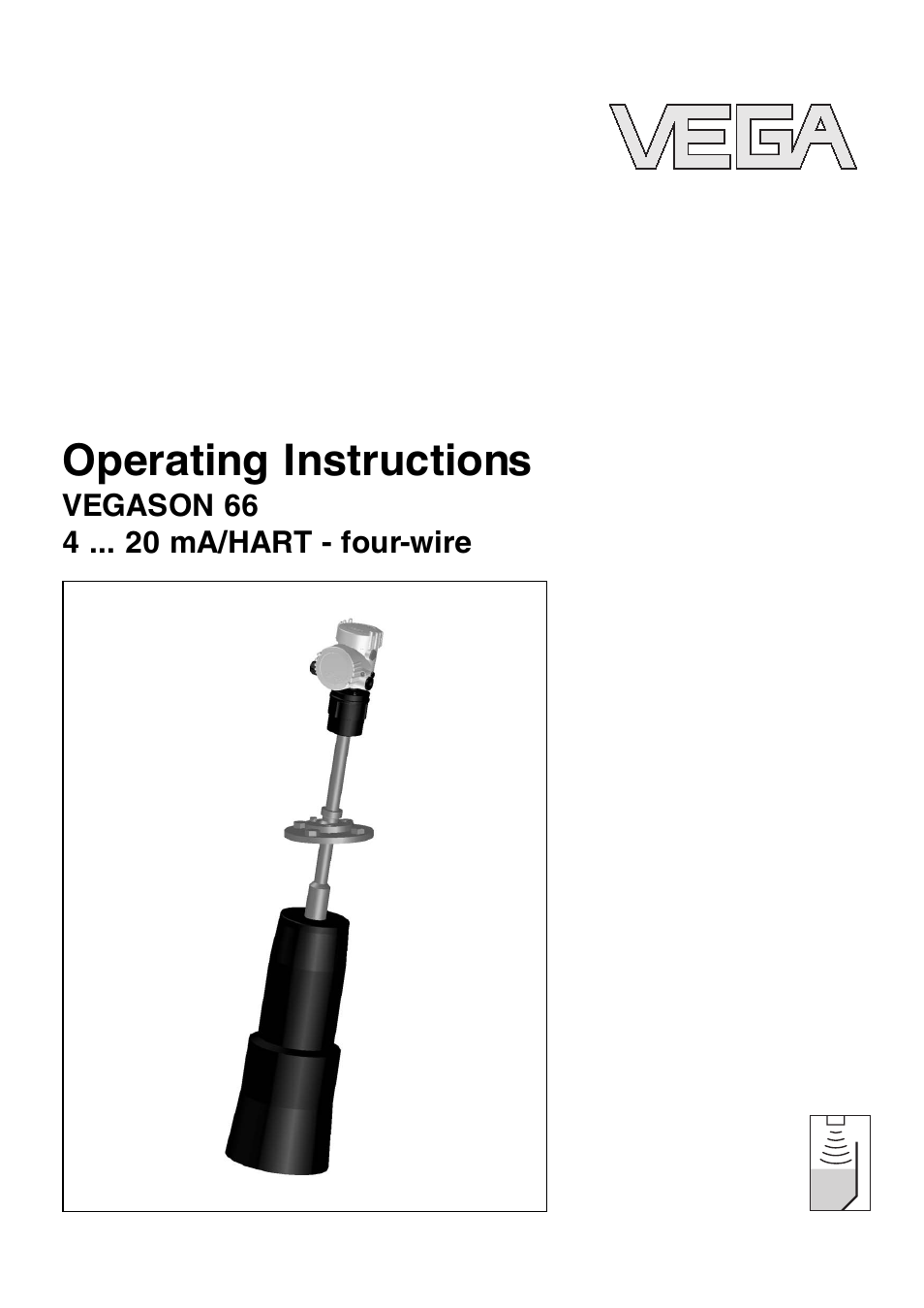 VEGA VEGASON 66 4 … 20 mA_HART four-wire User Manual | 60 pages