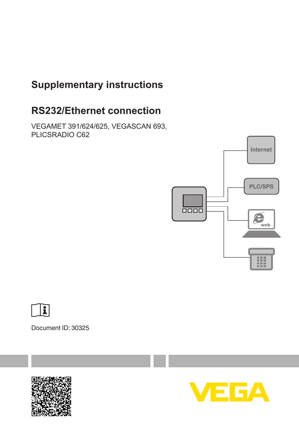 VEGA RS232_Ethernet connection User Manual | 64 pages