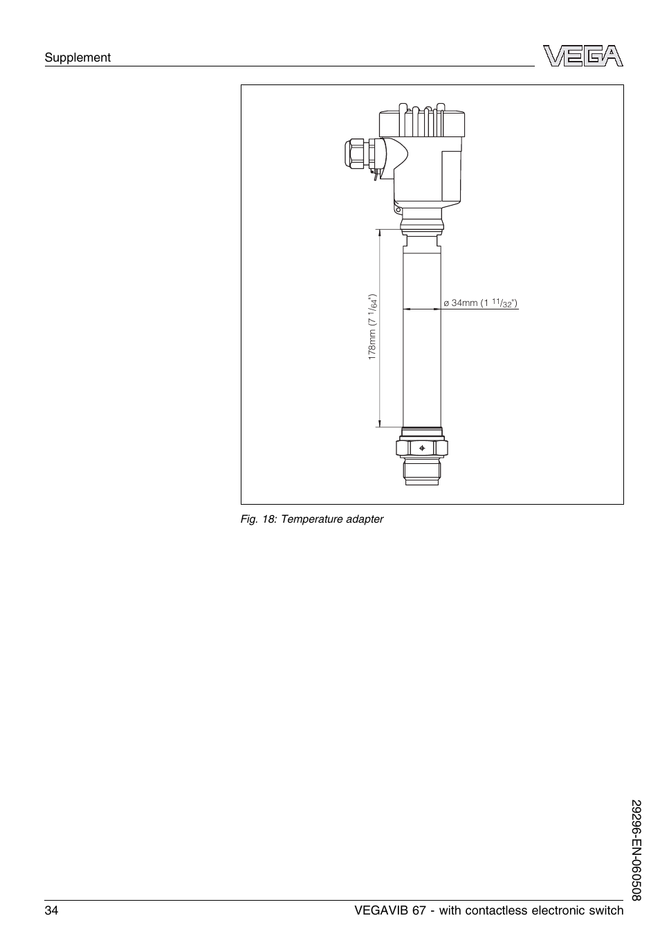 VEGA VEGAVIB 67 - contactless electronic switch User Manual | Page 34 / 36