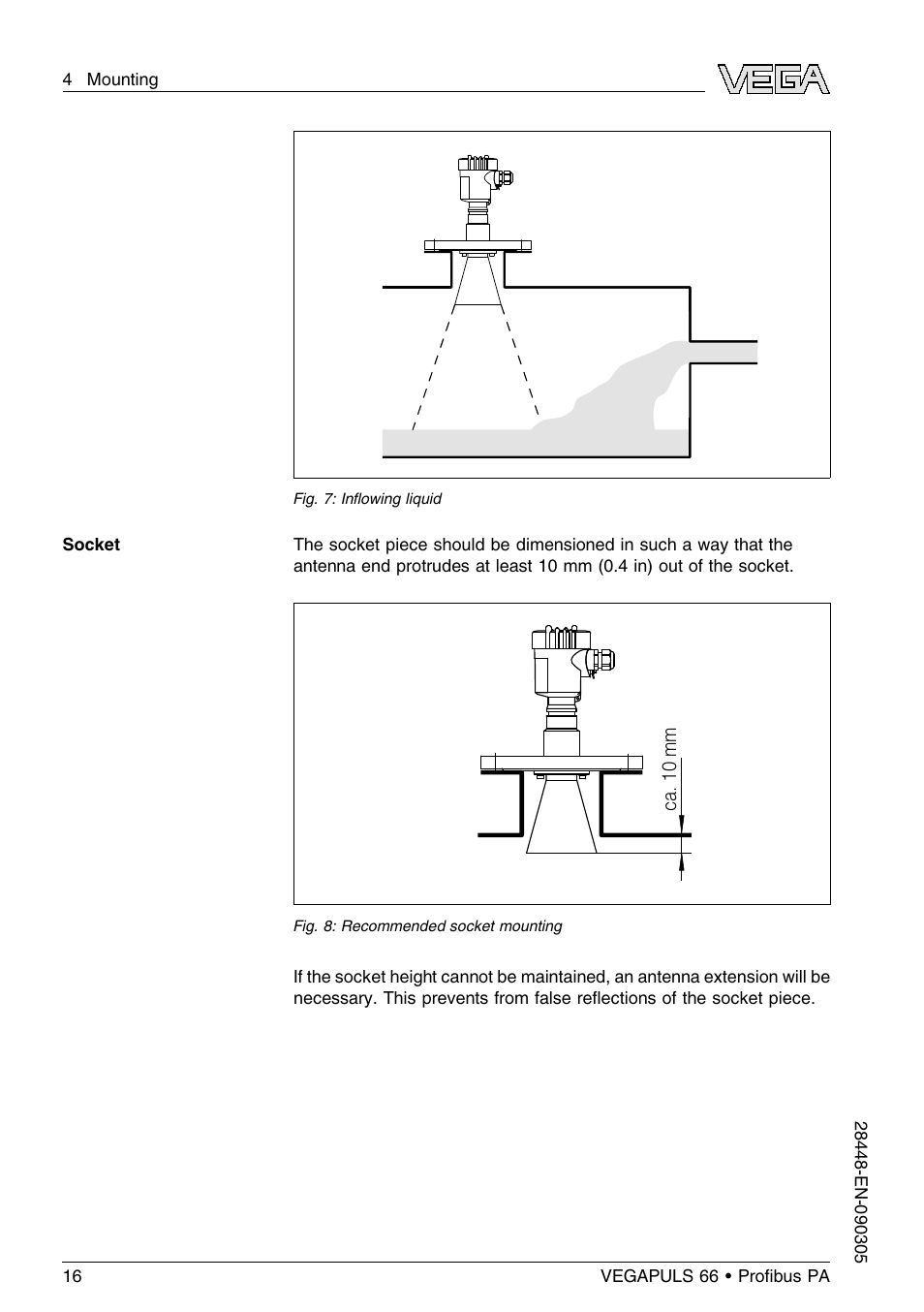 VEGA VEGAPULS 66 (≥ 2.0.0 - ≤ 3.8) Proﬁbus PA User Manual | Page 16 / 68