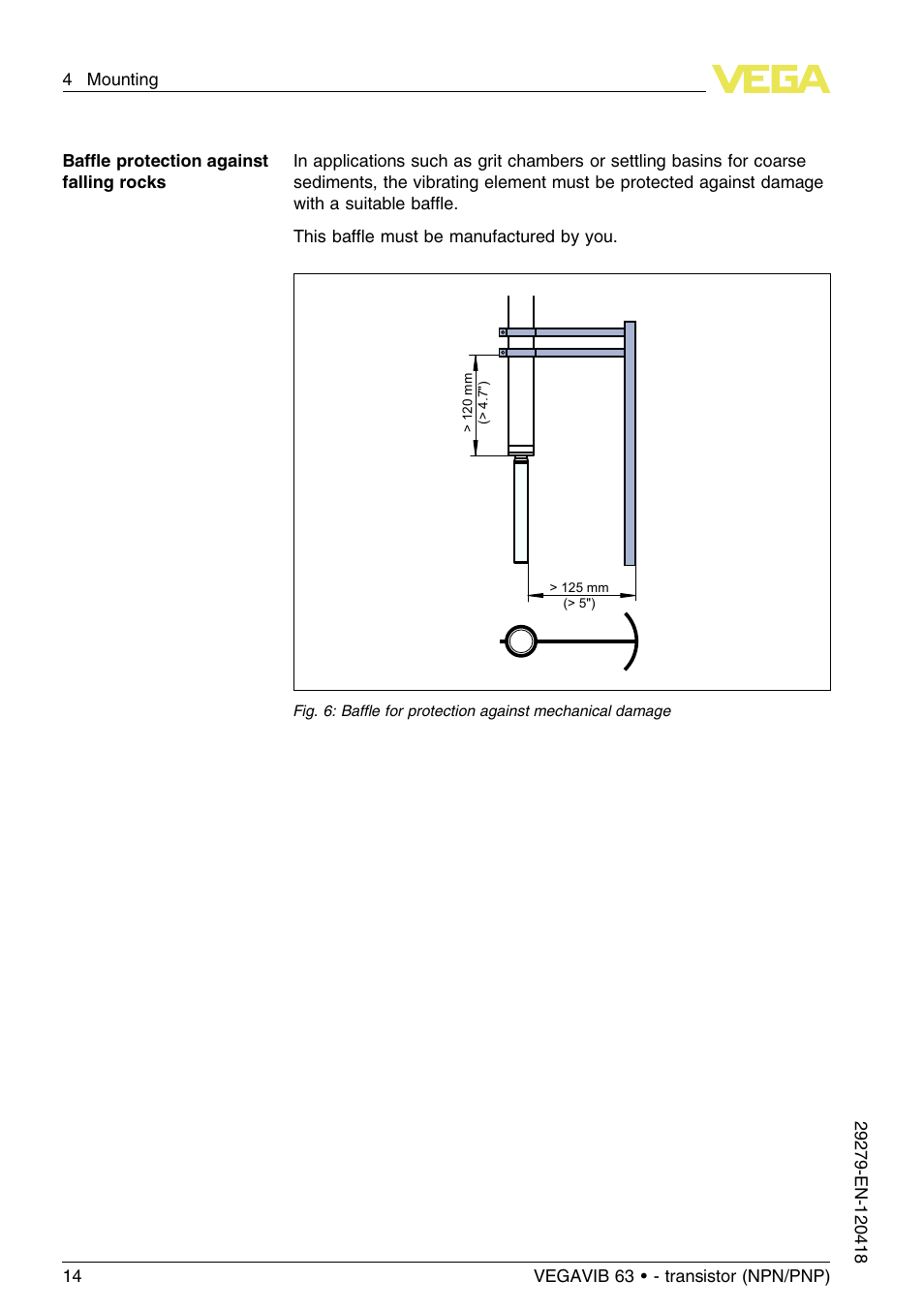 VEGA VEGAVIB 63 - transistor (NPN-PNP) User Manual | Page 14 / 36