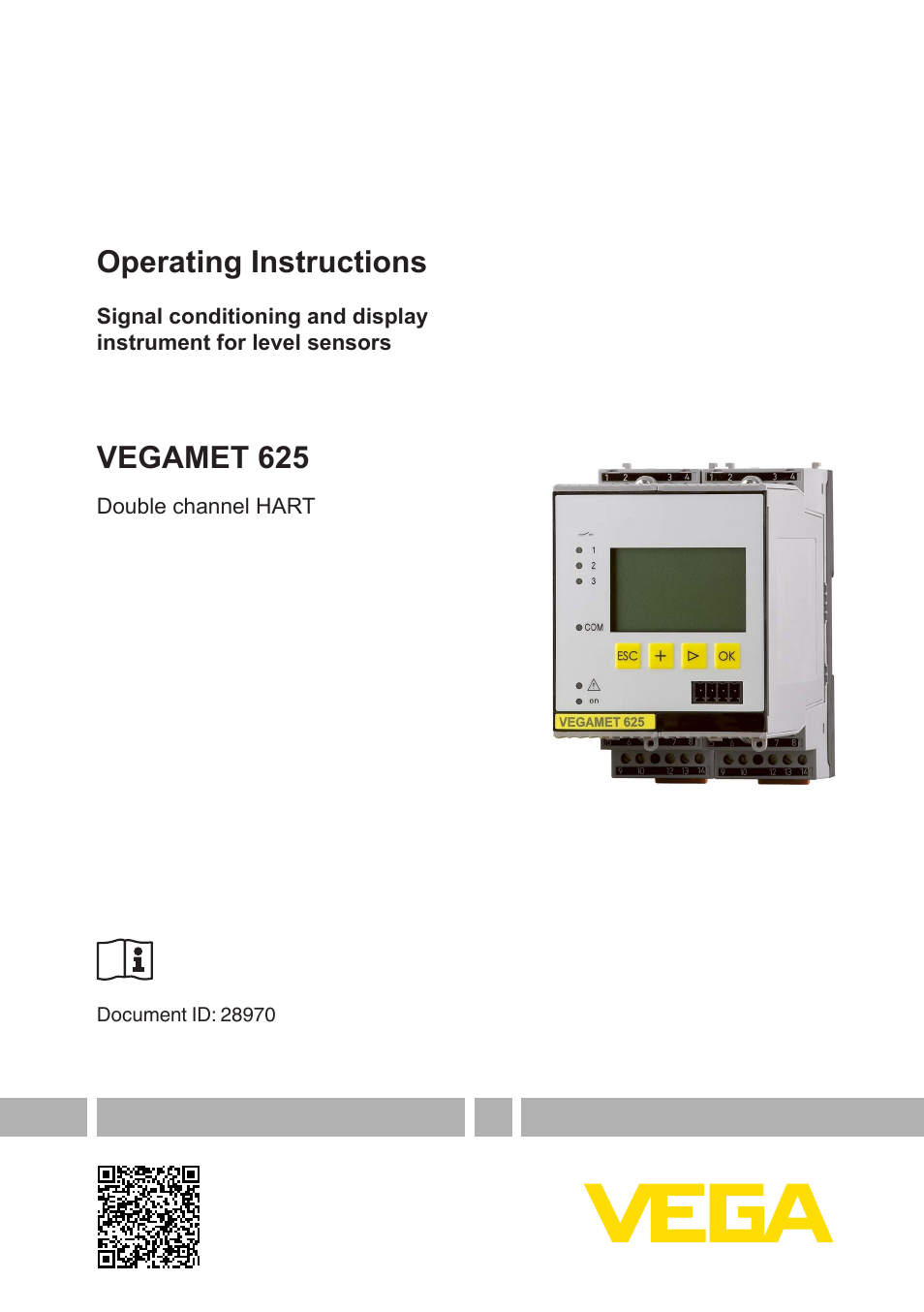 VEGA VEGAMET 625 User Manual | 64 pages