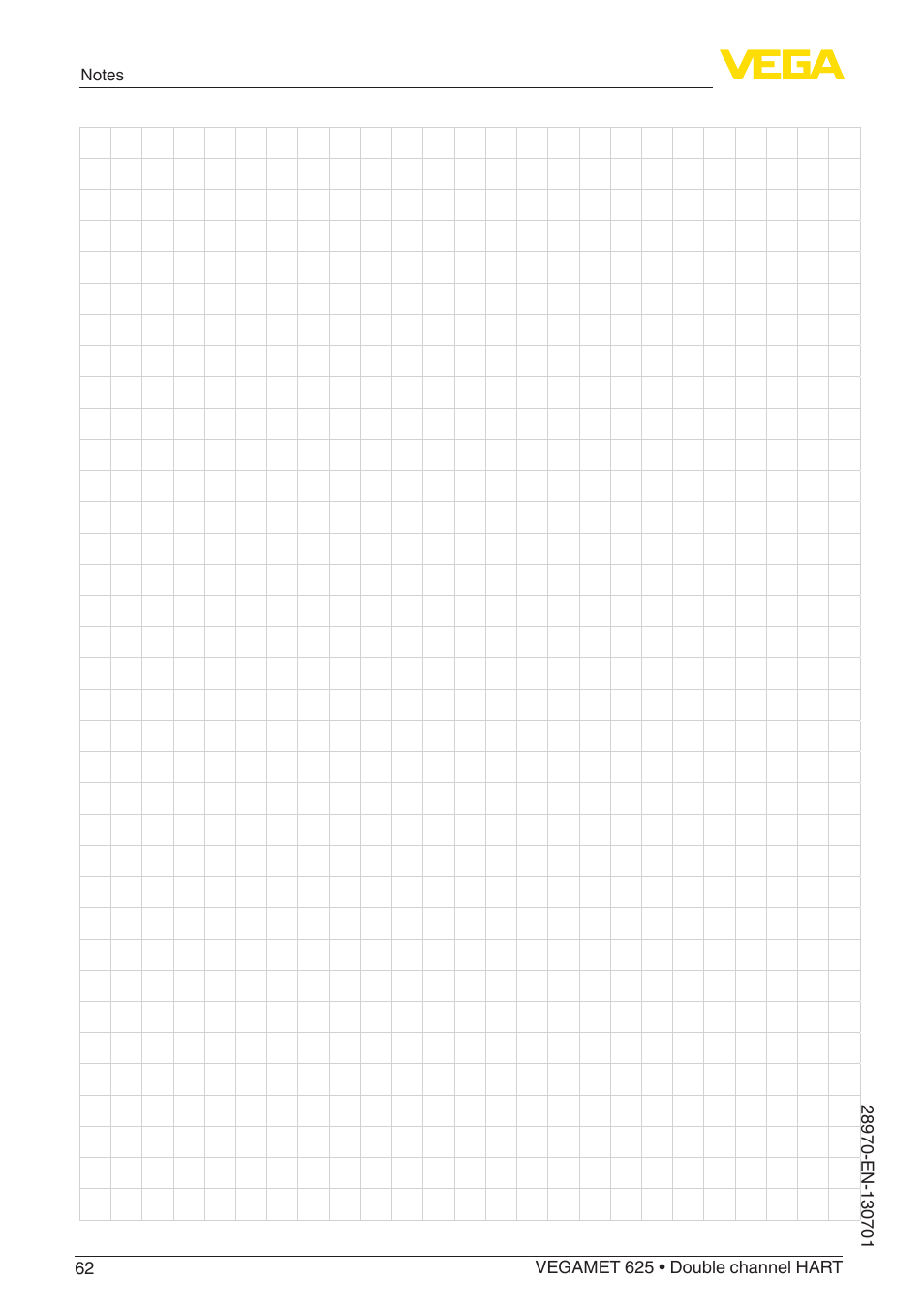 VEGA VEGAMET 625 User Manual | Page 62 / 64