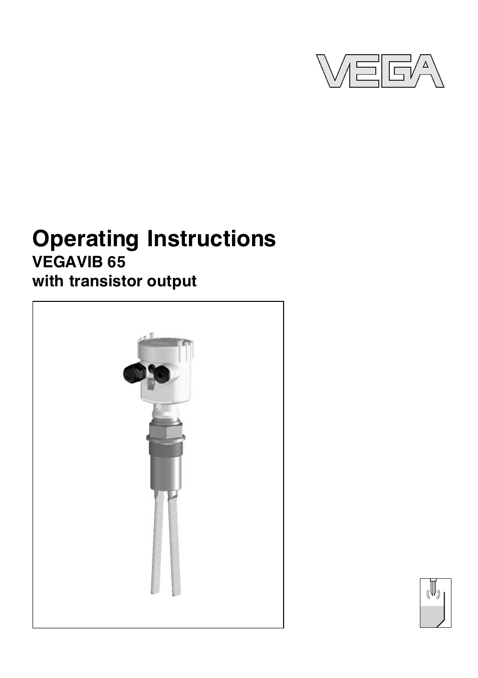 VEGA VEGAVIB 65 - transistor output User Manual | 36 pages