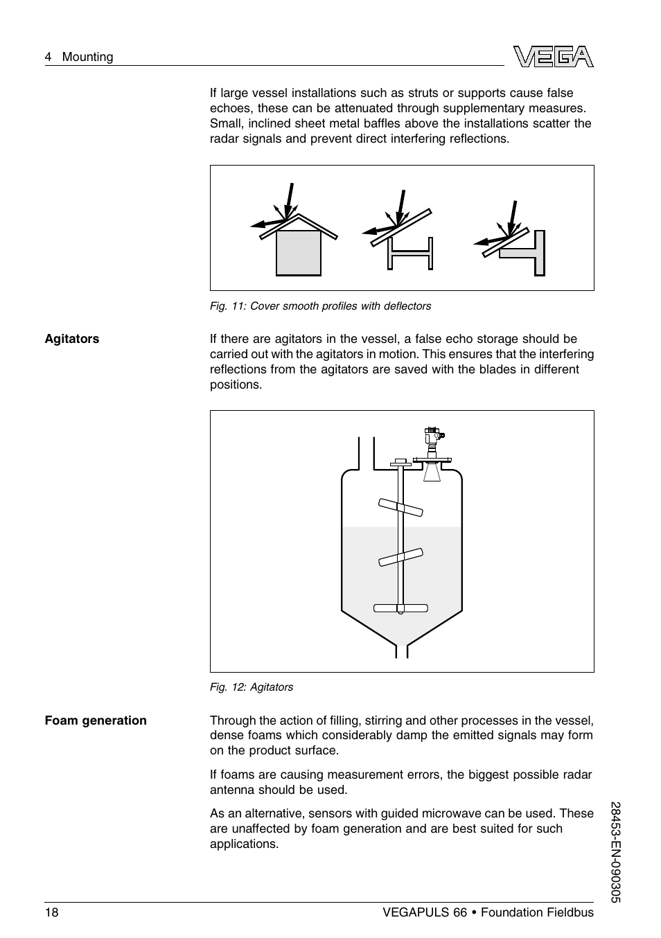 VEGA VEGAPULS 66 (≥ 2.0.0 - ≤ 3.8) Foundation Fieldbus User Manual | Page 18 / 68