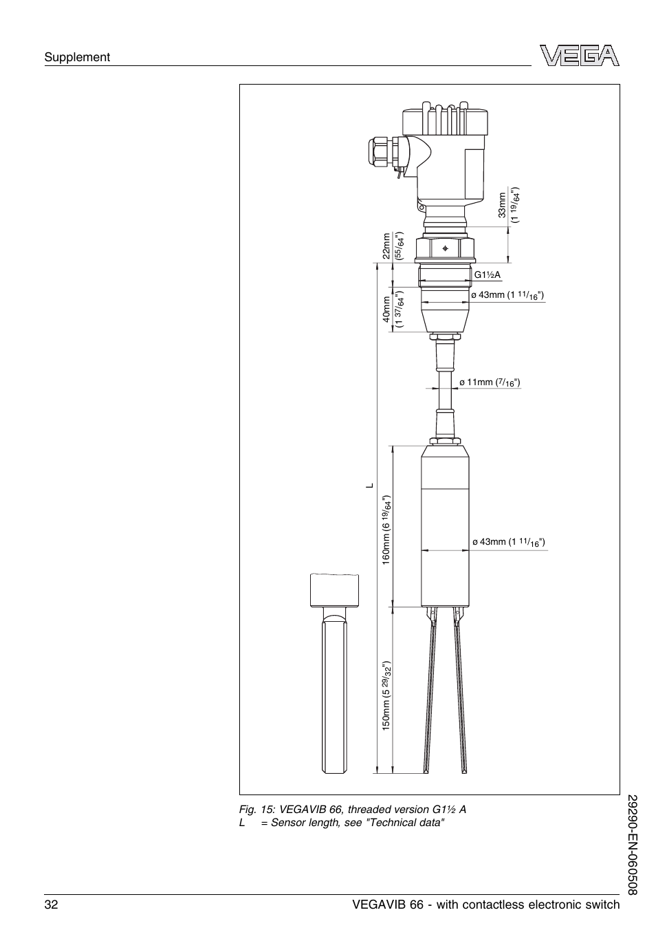VEGA VEGAVIB 66 - contactless electronic switch User Manual | Page 32 / 36