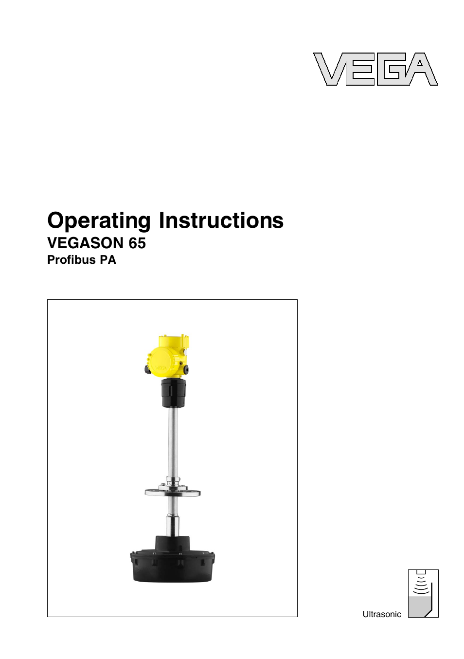 VEGA VEGASON 65 Proﬁbus PA User Manual | 68 pages