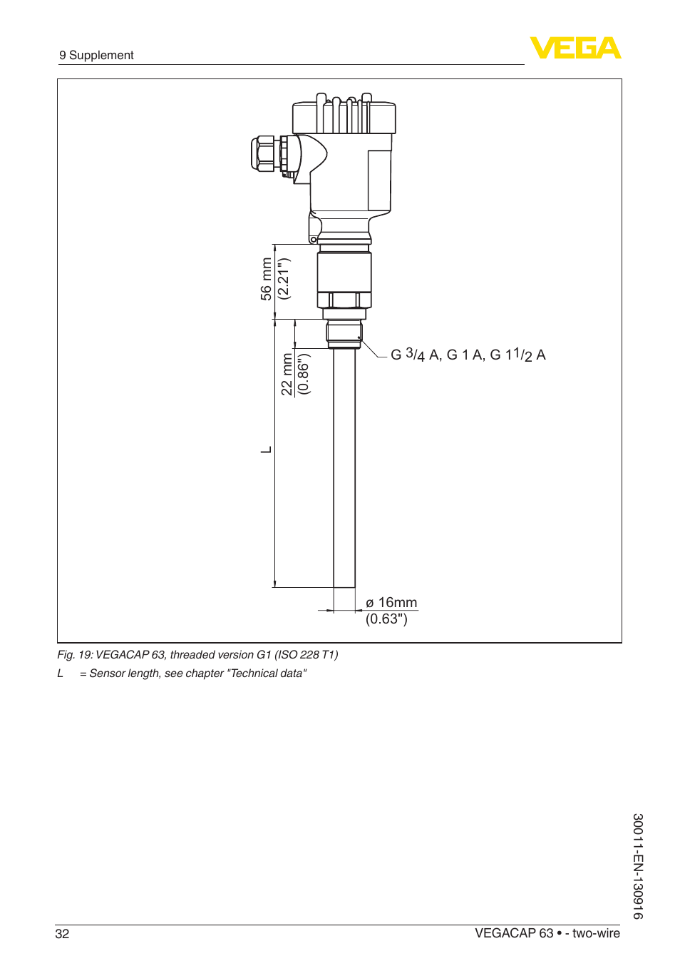 VEGA VEGACAP 63 - two-wire User Manual | Page 32 / 36