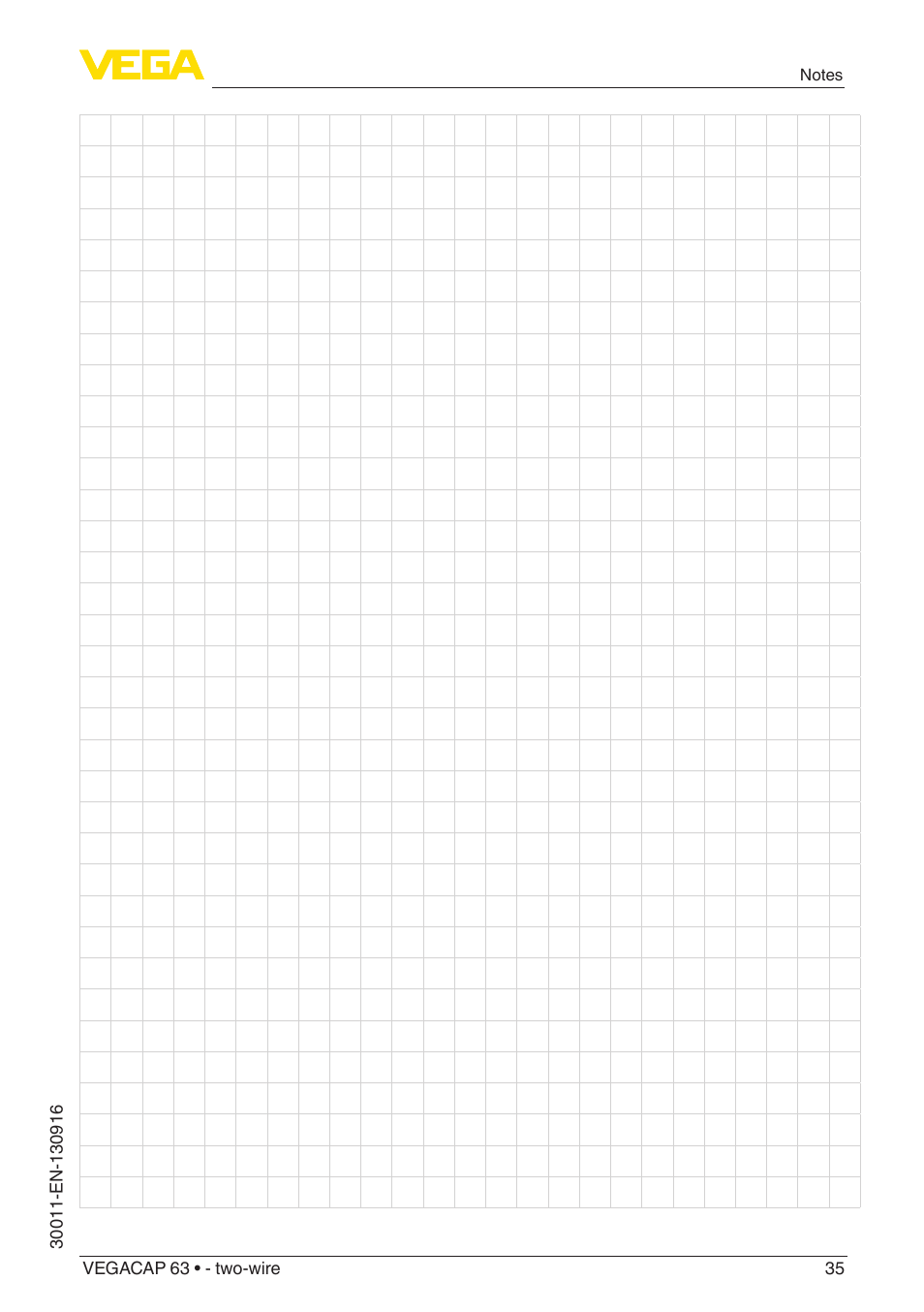 VEGA VEGACAP 63 - two-wire User Manual | Page 35 / 36