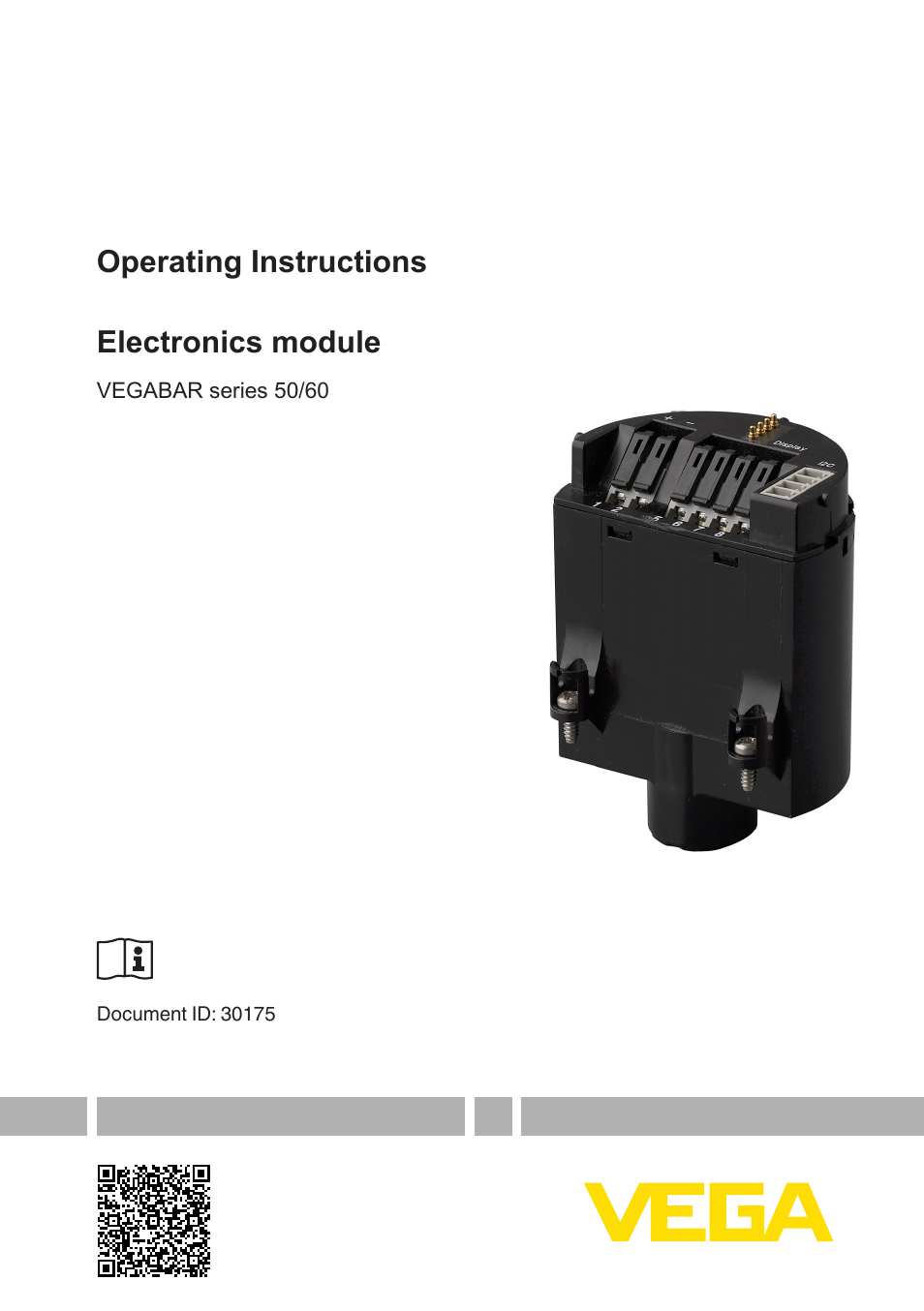 VEGA VEGABAR series 50_60 User Manual | 16 pages