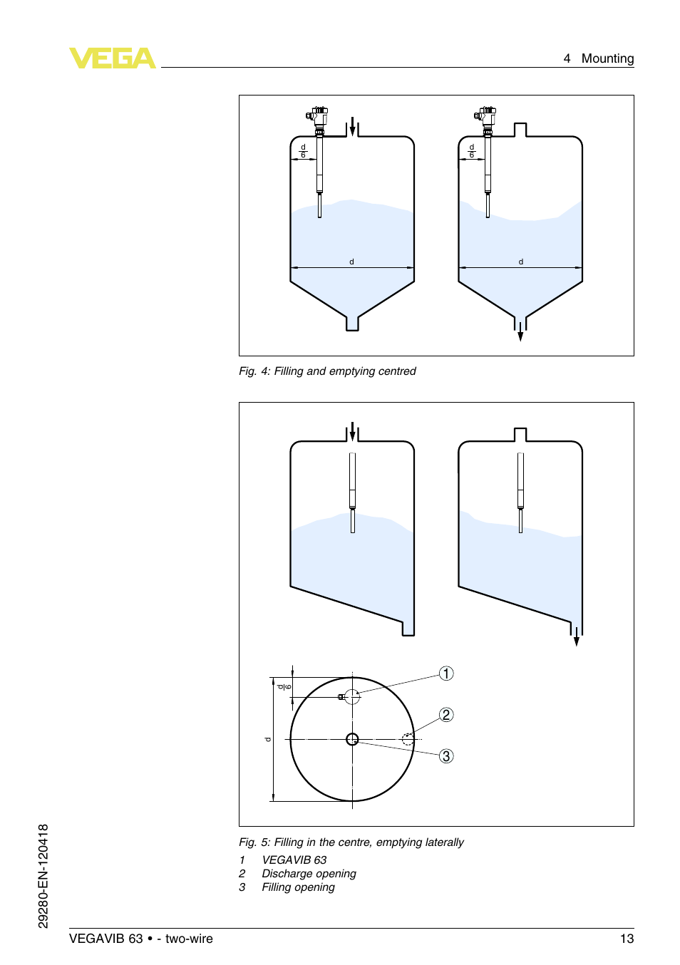 VEGA VEGAVIB 63 - two-wire User Manual | Page 13 / 40