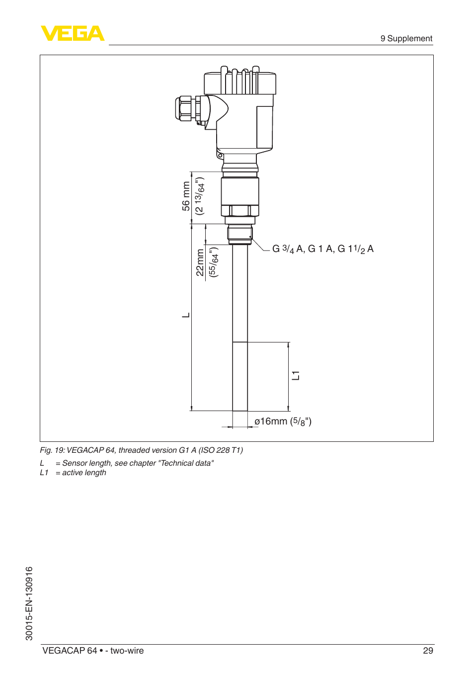 VEGA VEGACAP 64 - two-wire User Manual | Page 29 / 32
