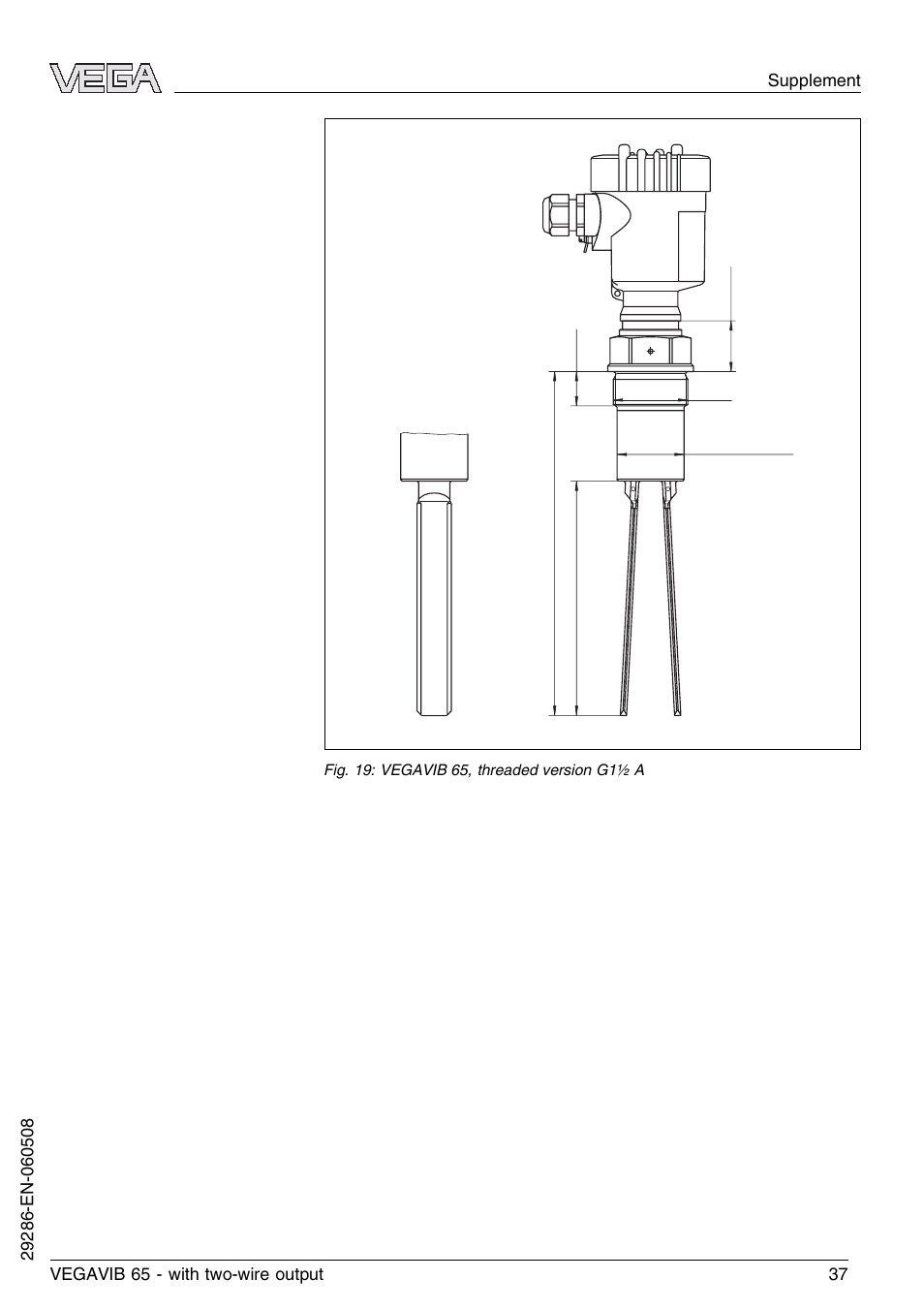 VEGA VEGAVIB 65 - two-wire User Manual | Page 37 / 40