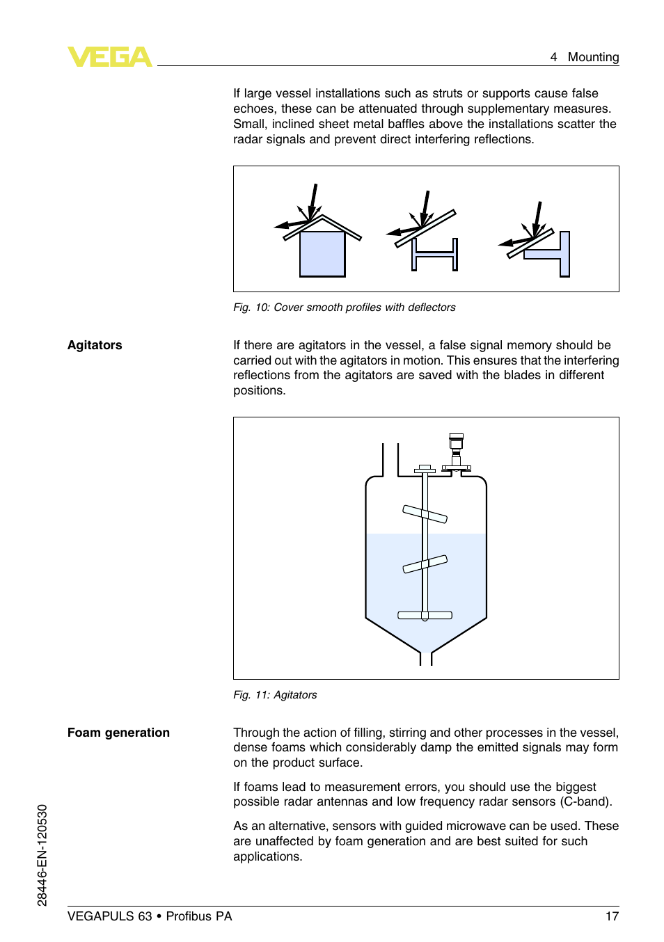 VEGA VEGAPULS 63 (≥ 2.0.0 - ≤ 3.8) Proﬁbus PA User Manual | Page 17 / 68
