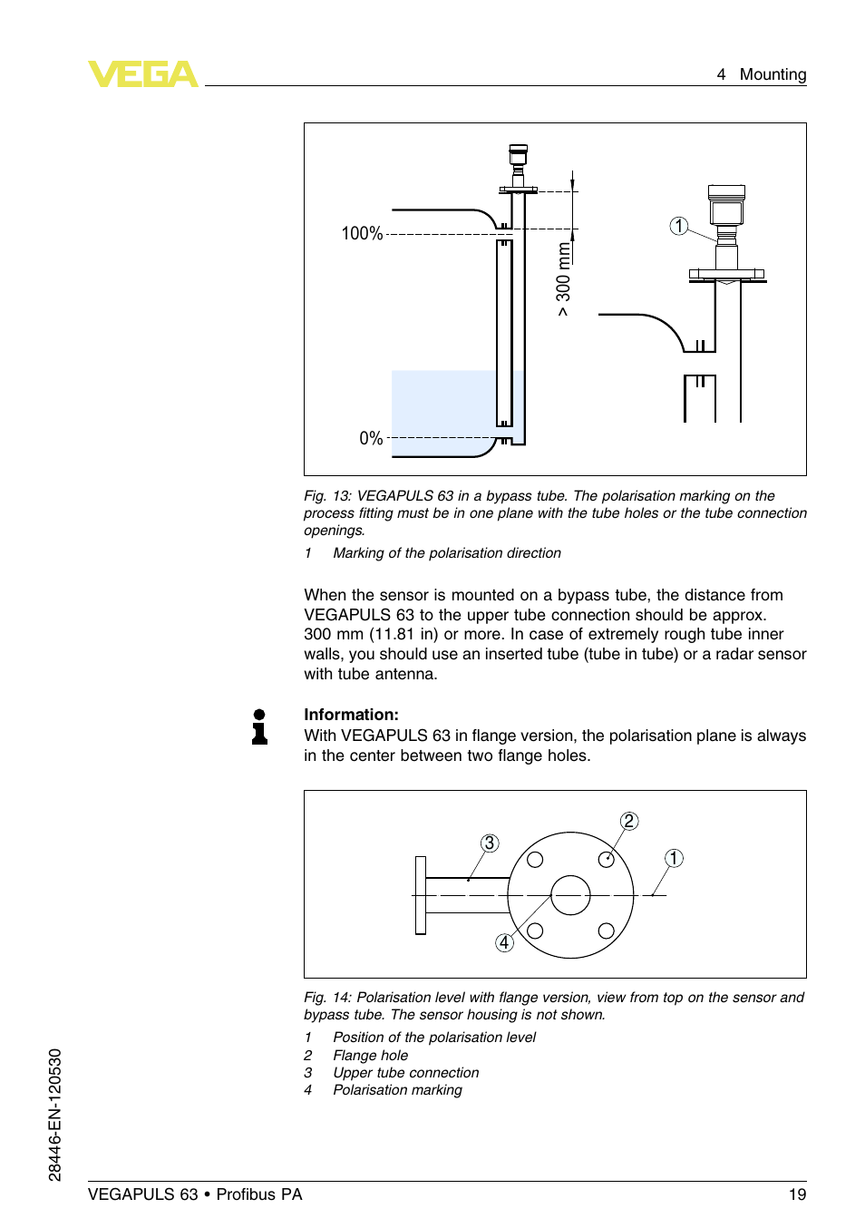 VEGA VEGAPULS 63 (≥ 2.0.0 - ≤ 3.8) Proﬁbus PA User Manual | Page 19 / 68