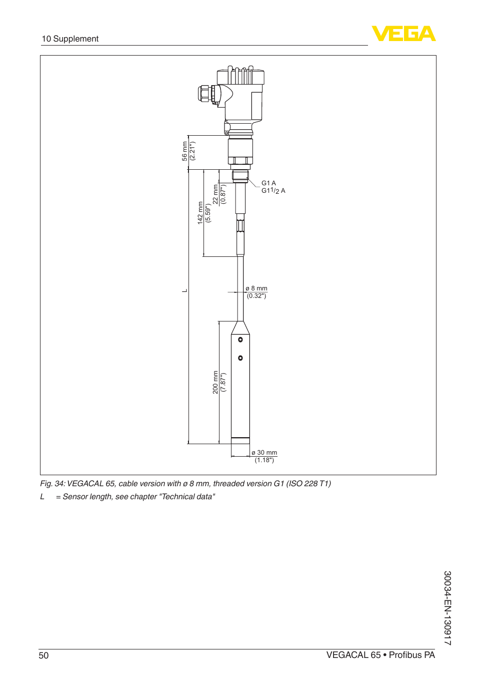 10 supplement | VEGA VEGACAL 65 Profibus PA User Manual | Page 50 / 56