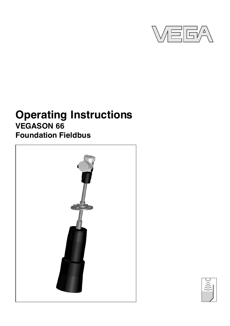 VEGA VEGASON 66 Foundation Fieldbus User Manual | 60 pages